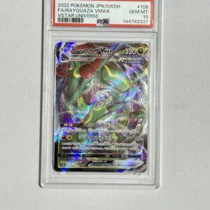 FA/RAYQUAZAV VMAX VSTAR 2022 PSA 10